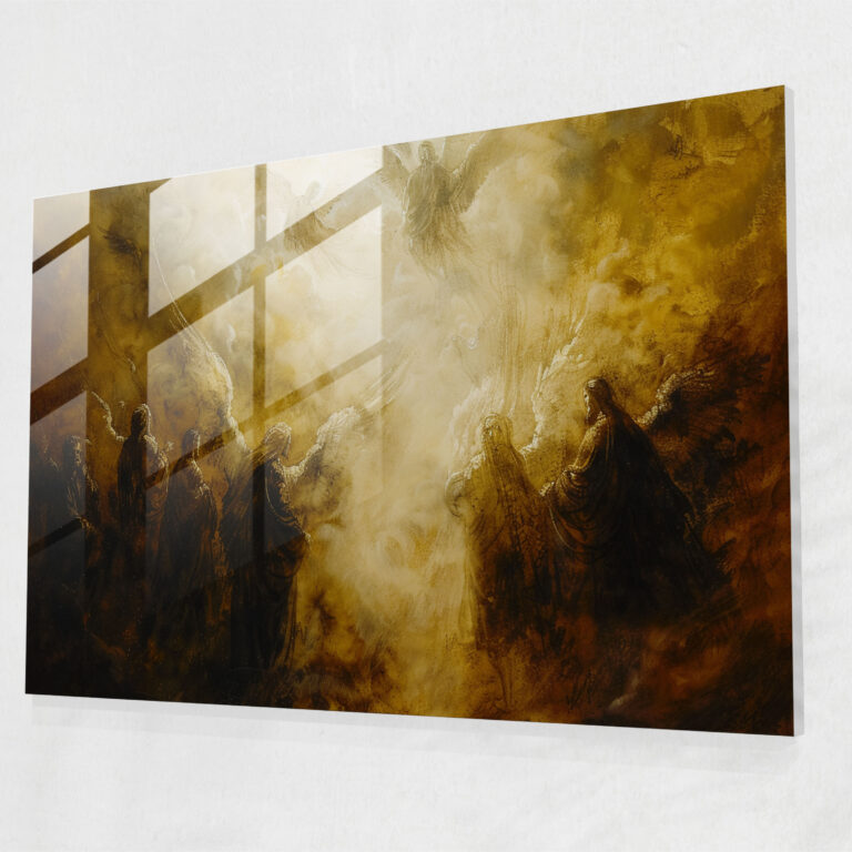 Rembrandt Home Decoration - Rembrandt, Modern Art, Glass Print, Rembrandt