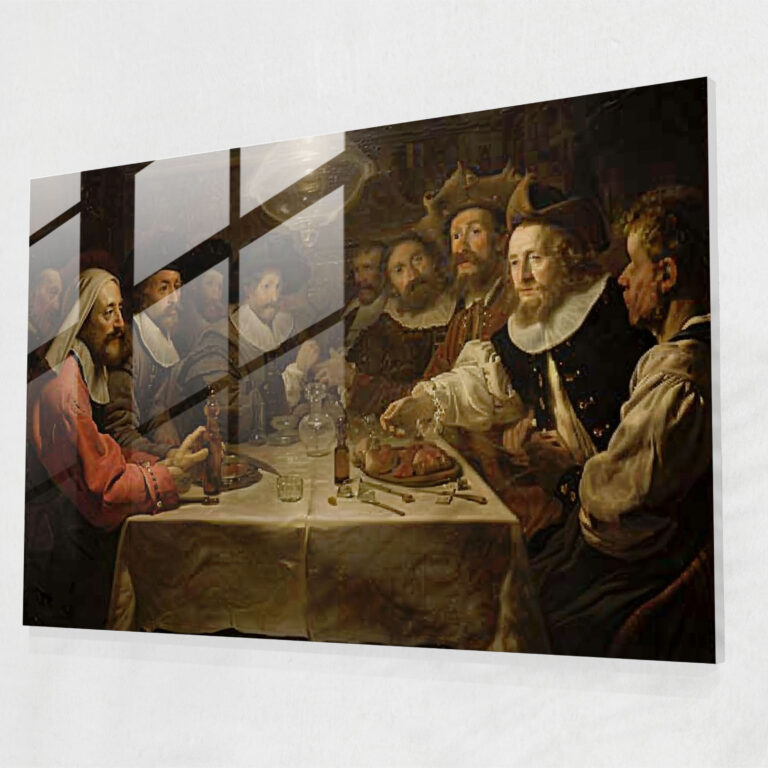 Rembrandt Glass Wall Art - The Anatomy Lesson - Rembrandt, Wall Decoration, Glass Wall Art, Glass Art
