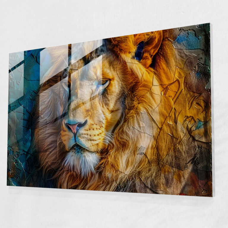 Rembrandt Lion Glass Print - Rembrandt, Glass Print, Rembrandt, Modern Art