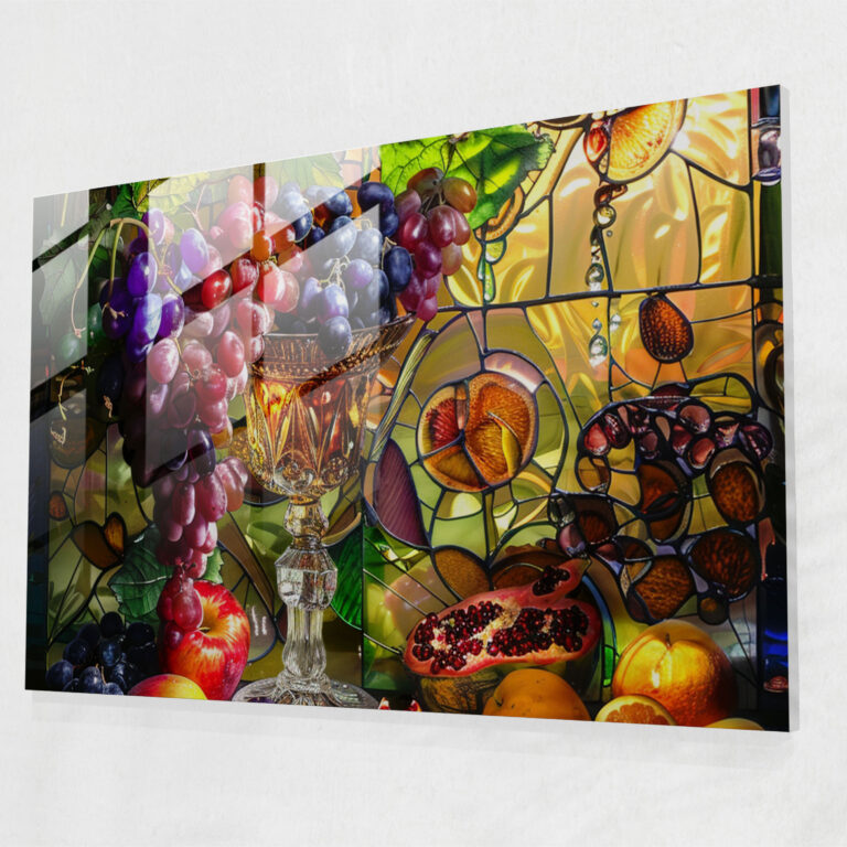 Rembrandt Fruits Glass Wall Art - Rembrandt, Glass Wall Art, Home Decoration, Rembrandt