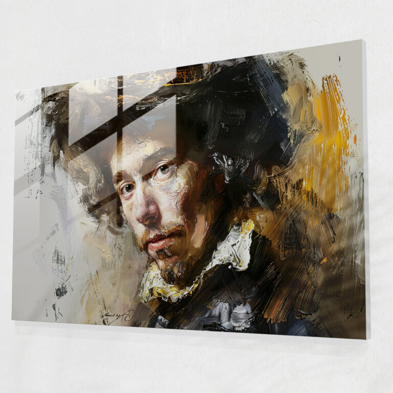 Rembrandt Self Portrait Home Decoration - Rembrandt, Home Decoration, Modern Art, Rembrandt