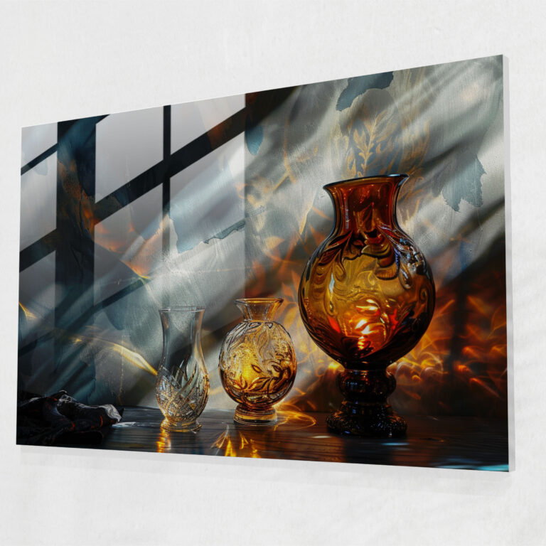 Rembrandt Dramatic Lighting Glass Art Print - Rembrandt, Glass Wall Art, Rembrandt, Modern Art