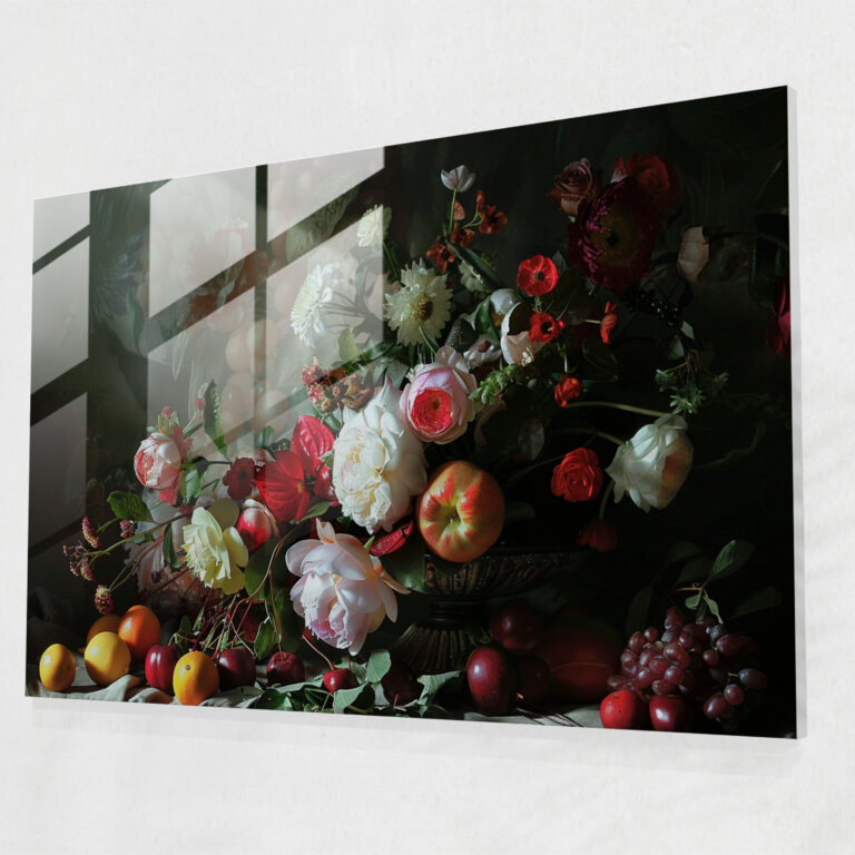 Rembrandt Glass Print Modern Art - Rembrandt, Modern Art, Classic, Glass Print