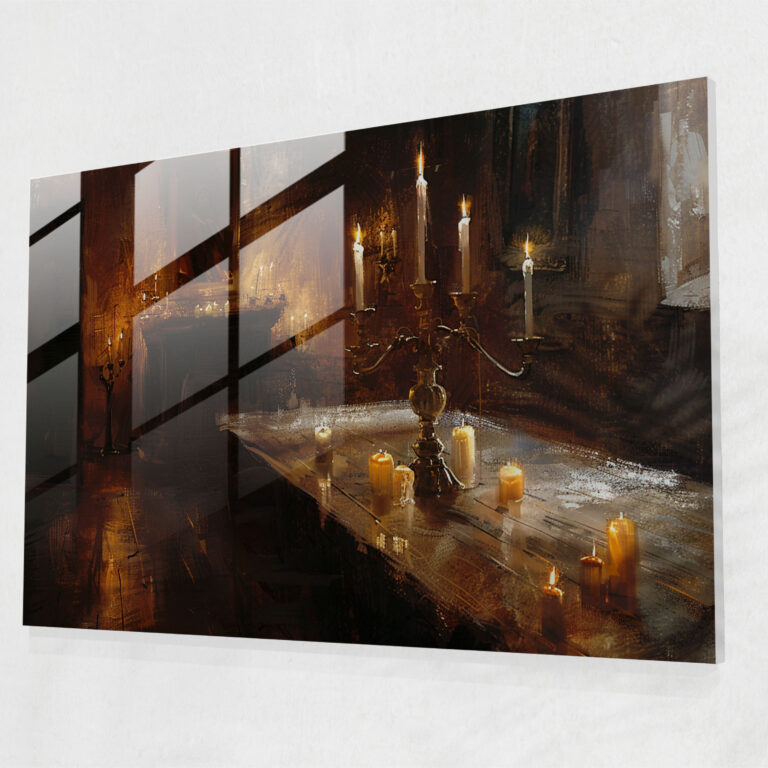 Rembrandt Glass Wall Art Home Decoration - Rembrandt, Rembrandt, Warmth, Glass Wall Art