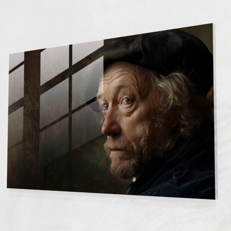 Rembrandt Glass Art Wall Decoration - Rembrandt, Glass Wall Art, Wall Decoration, Glass Art