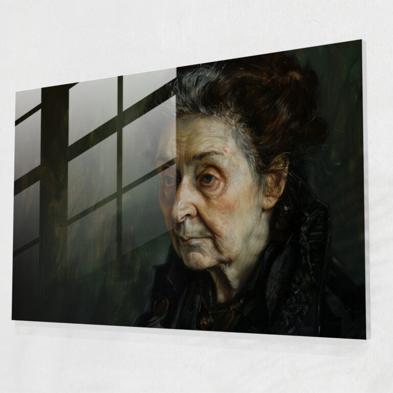 Rembrandt Glass Art Modern Art - Rembrandt, Wall Decoration, Modern Art, Glass Art