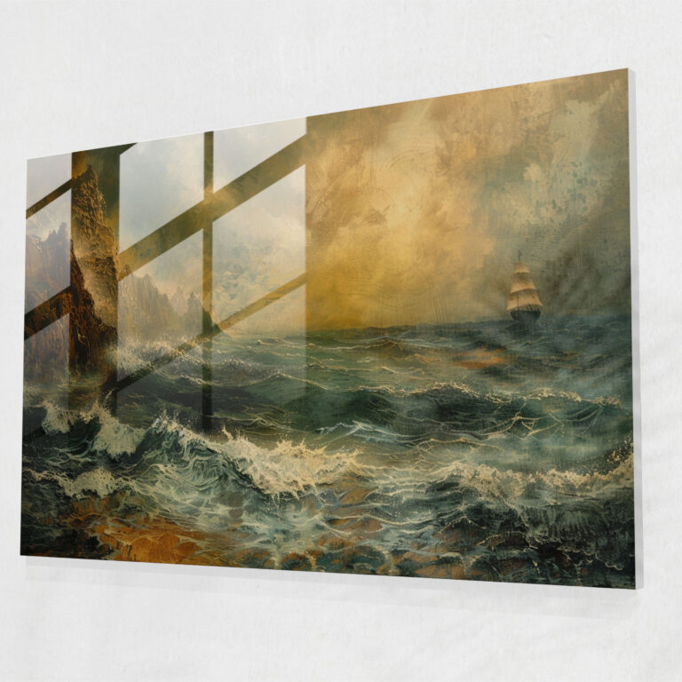 Rembrandt Glass Print Wall Decoration - Rembrandt, Glass Print, Glass Wall Art, Home Decoration