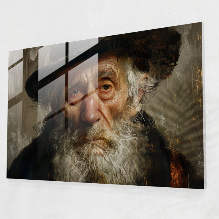 Rembrandt Glass Art Wall Decoration - Rembrandt, Glass Wall Art, Glass Art, Wall Decoration