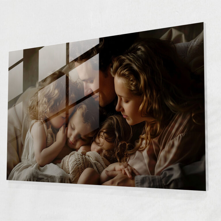 Rembrandt Glass Print Family Portrait - Rembrandt, Family Portrait, Rembrandt, Love And Connection