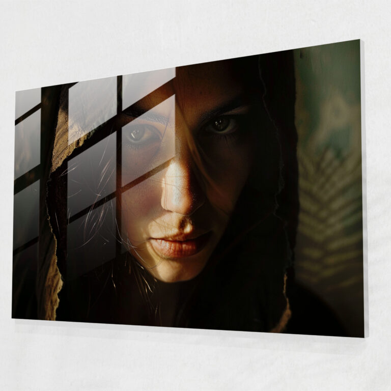 Rembrandt Glass Wall Art Mysterious Figure - Rembrandt, Glass Art, Mysterious Figure, Rembrandt