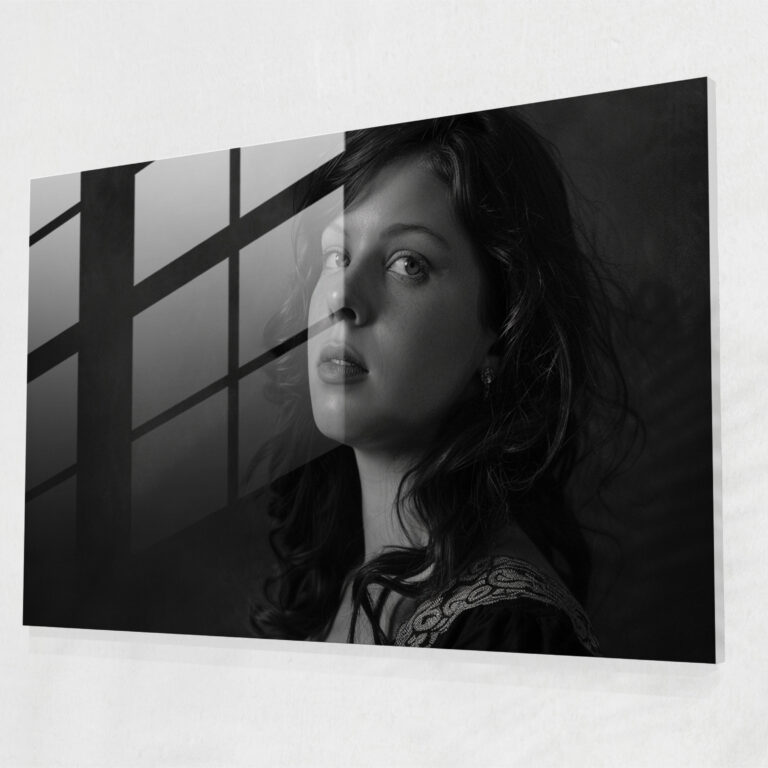 Rembrandt Glass Art - Chiaroscuro Portrait - Rembrandt, Glass Wall Art, Home Decoration, Glass Art