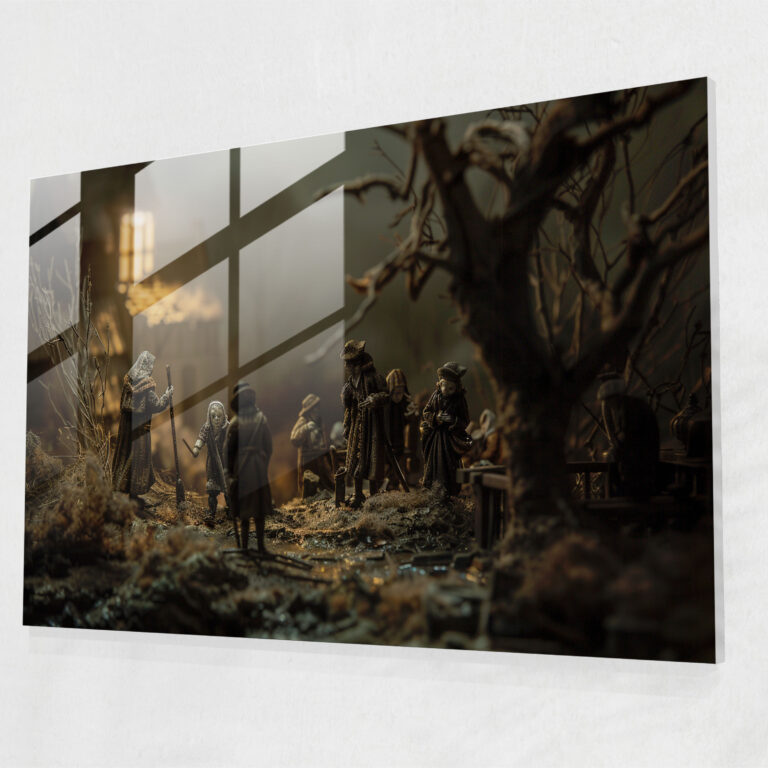 Rembrandt Modern Art - Famous Paintings - Rembrandt, Modern Art, Home Decoration, Glass Print