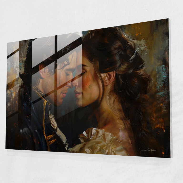 Rembrandt Home Decoration - Intimate Portrait - Rembrandt, Rembrandt, Glass Art, Modern Art