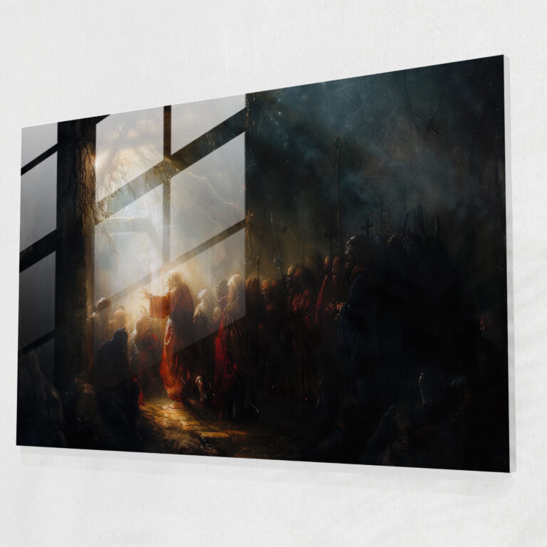 Rembrandt Glass Wall Art Modern Art - Rembrandt, Home Decoration, Wall Decoration, Modern Art