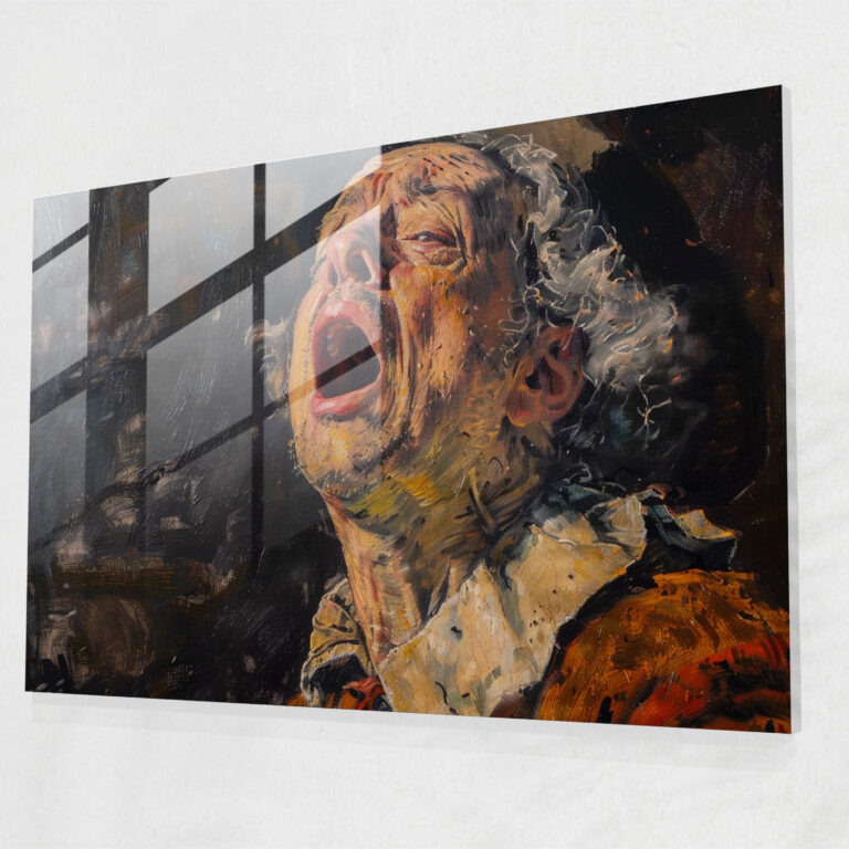 Rembrandt Glass Print Modern Art - Rembrandt, Glass Print, Home Decoration, Wall Decoration