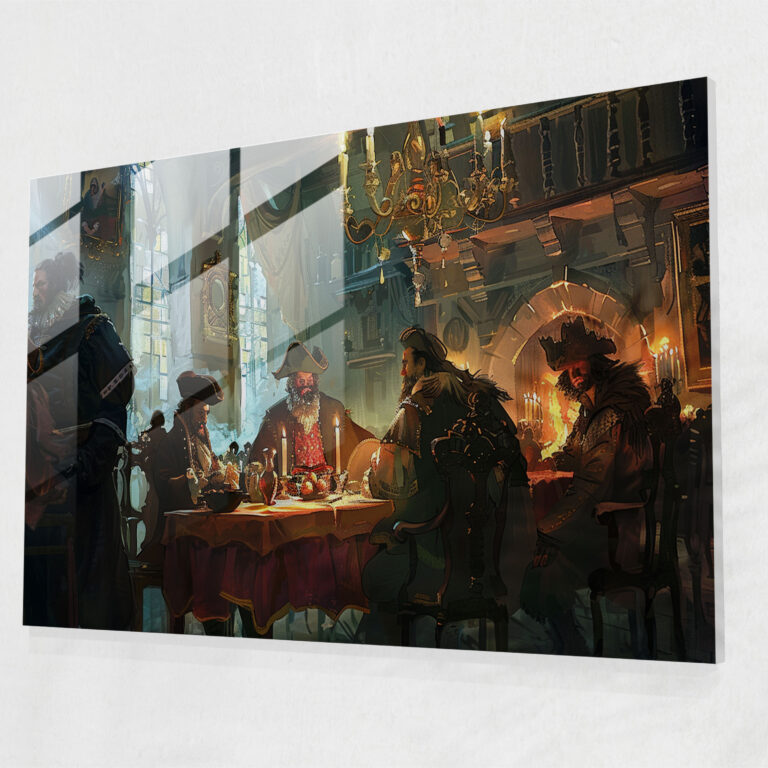 Rembrandt Glass Print - Historical Scene - Rembrandt, Rembrandt, Rich Colors, Intricate Details