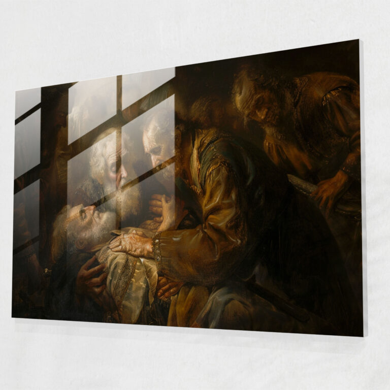 Rembrandt Home Decoration - Biblical Scene - Rembrandt, Biblical Art, Emotional Depth, Spiritual Decor