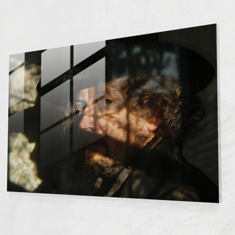 Rembrandt Glass Print - Self Portrait - Rembrandt, Home Decoration, Art, Glass Print
