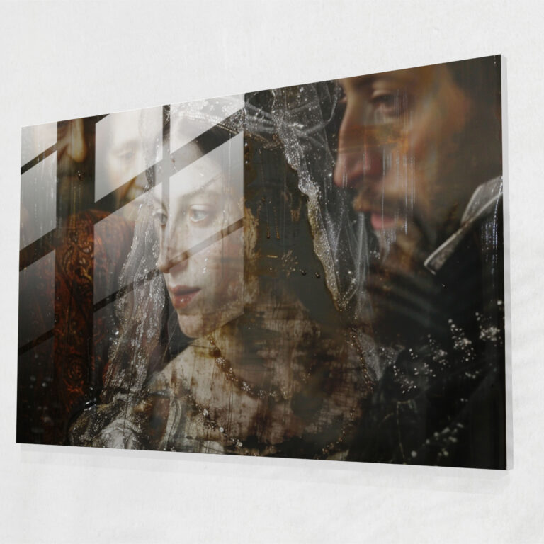 Rembrandt Glass Print - The Jewish Bride - Rembrandt, Art Connoisseurs, Sophistication, Glass Print