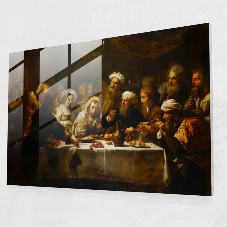 Rembrandt Glass Wall Art - Rembrandt, Modern Art, Rembrandt, Glass Art