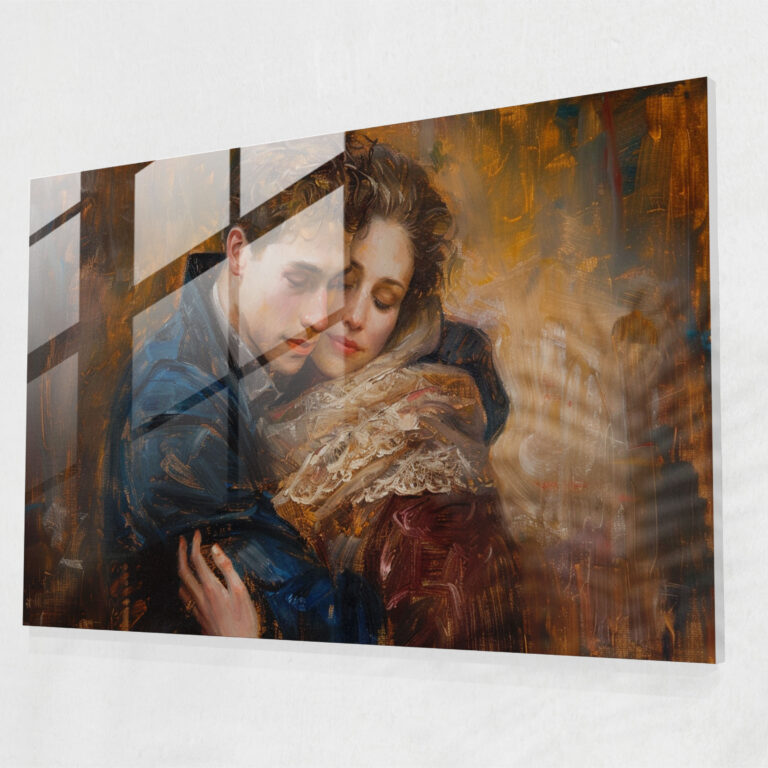 Rembrandt Glass Print - Rembrandt, Glass Print, Modern Art, Home Decoration