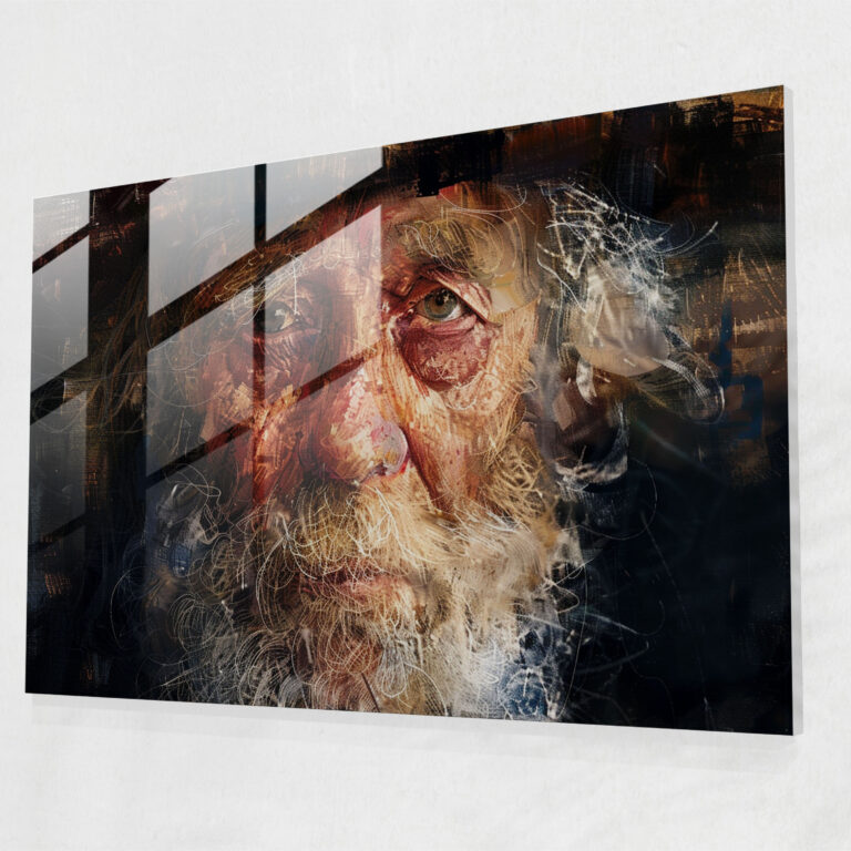 Rembrandt Home Decoration - Rembrandt, Modern Art, Glass Print, Home Decoration