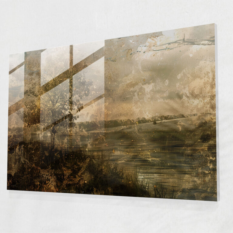 Rembrandt Glass Wall Art Landscape - Rembrandt, Wall Decoration, Glass Wall Art, Glass Art