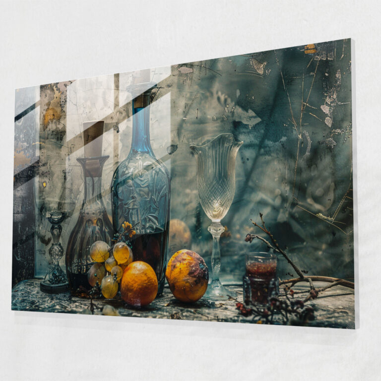 Rembrandt Glass Print Still Life - Rembrandt, Rembrandt, Wall Decoration, Modern Art