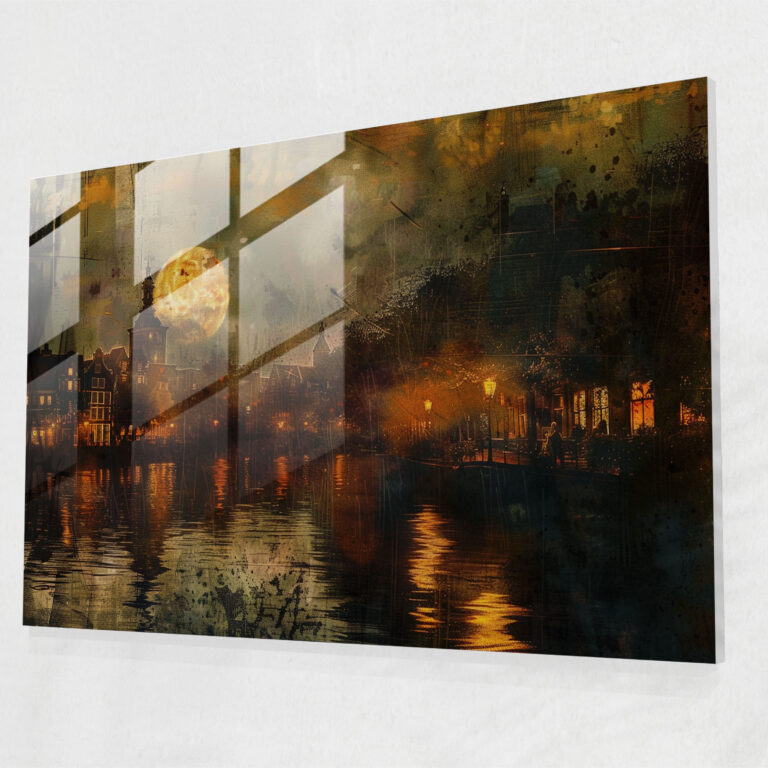 Rembrandt Glass Print Night Scene - Rembrandt, Glass Wall Art, Glass Print, Rembrandt
