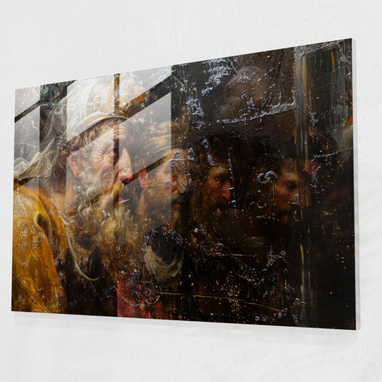 Rembrandt Glass Art - Powerful Religious Painting - Rembrandt, Modern Art, Religious Painting, Rembrandt