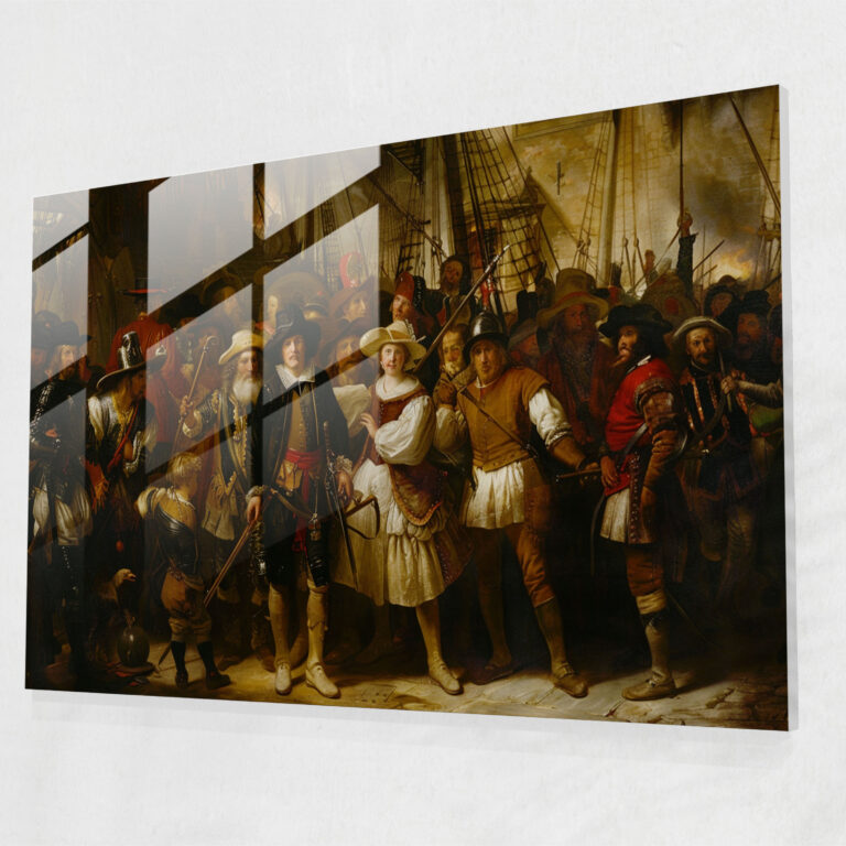 Rembrandt Home Decoration - Dramatic Historical Scene - Rembrandt, Glass Art, Rembrandt, Home Decoration