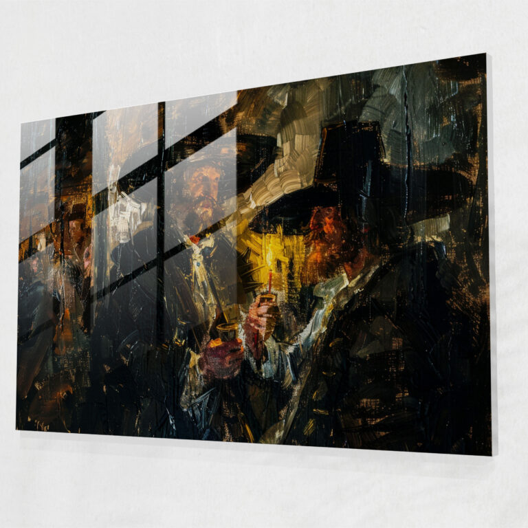 Rembrandt Glass Print - Stunning Chiaroscuro Painting - Rembrandt, Glass Art, Glass Print, Wall Decoration
