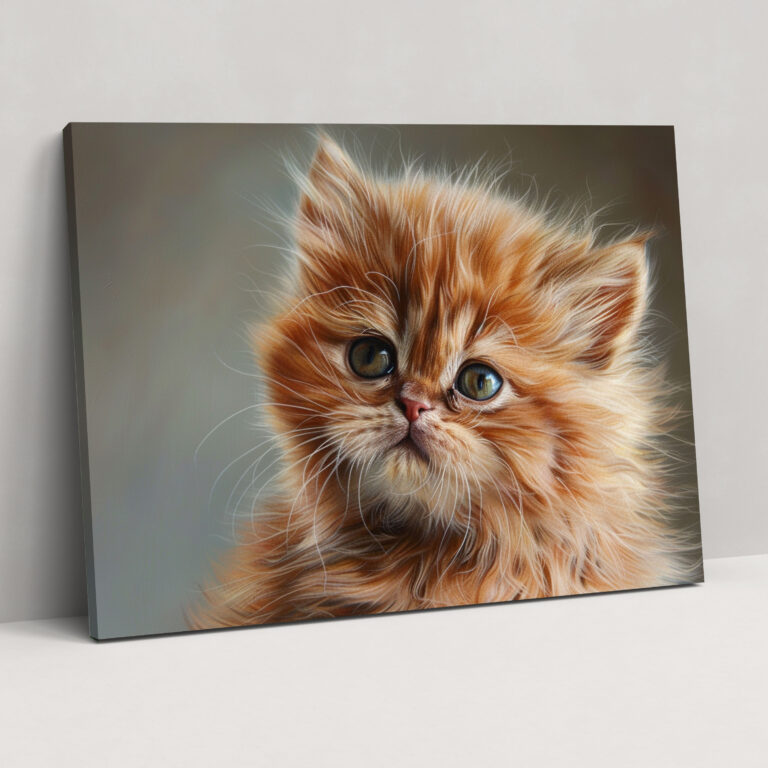 Realism Animal Portrait Wall Art - Realism, Cute, Wall Art, Furry