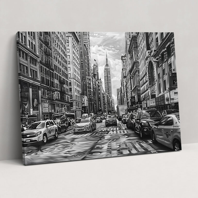 Realism Wall Art - New York City - Realism, Wall Art, Home Decoration, Canvas Wall Art