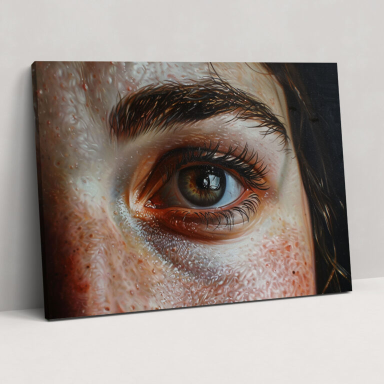 Realism Portrait Canvas Print - Realism, Canvas, Home Decoration, Wall Decoration