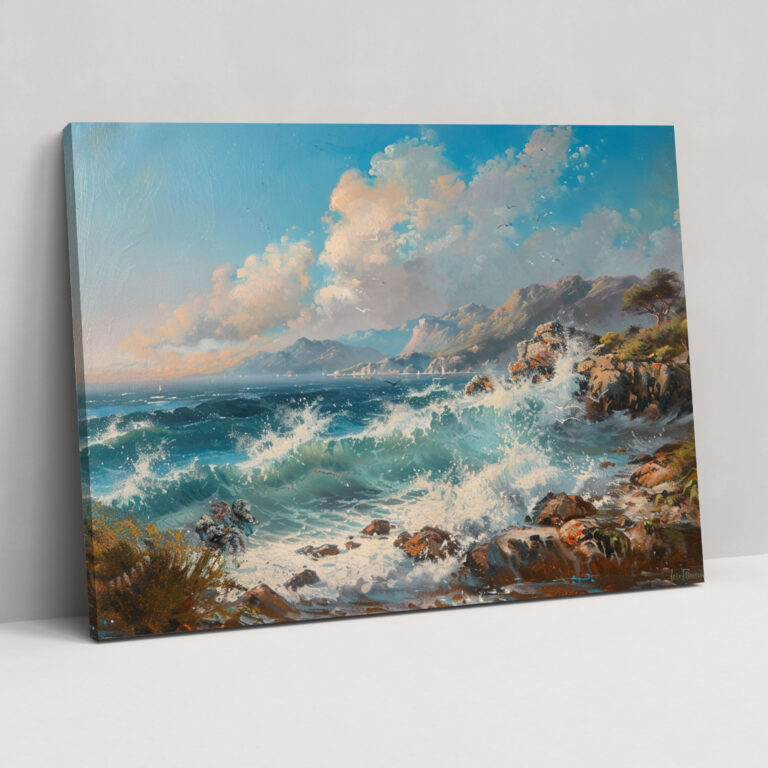 Realism Seascape Canvas Print - Realism, Canvas Print, Canvas Wall Art, Realism