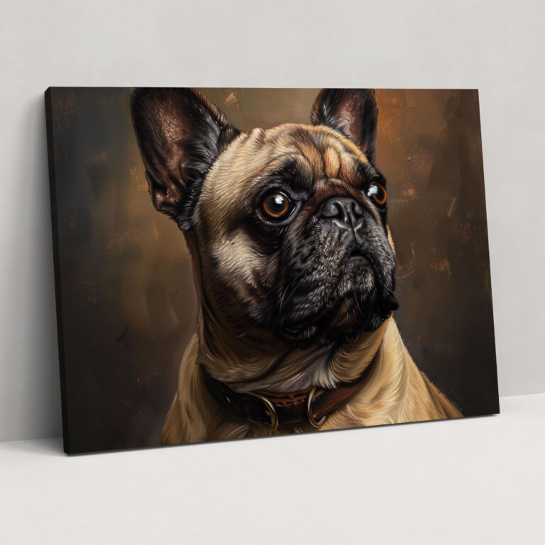Realism Pet Portrait Wall Art - Realism, Canvas Wall Art, Home Decoration, Canvas