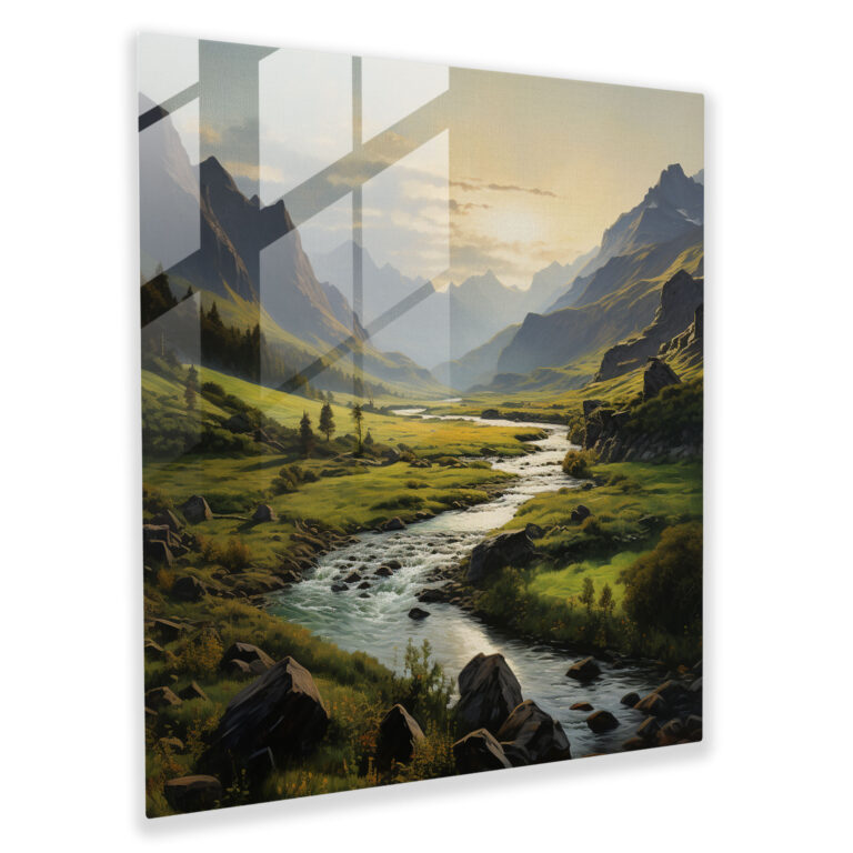 Renaissance Classic Landscape Glass Print - Renaissance, Home Decoration, Glass Wall Art, Renaissance