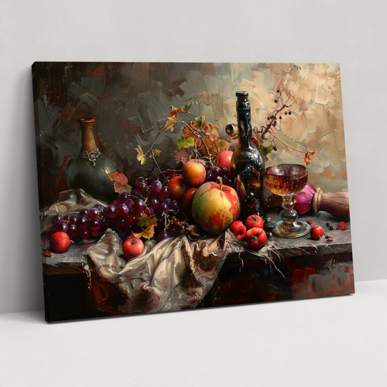 Rembrandt Still Life Canvas Print - Rembrandt, Wall Decoration, Canvas Wall Art, Home Decoration