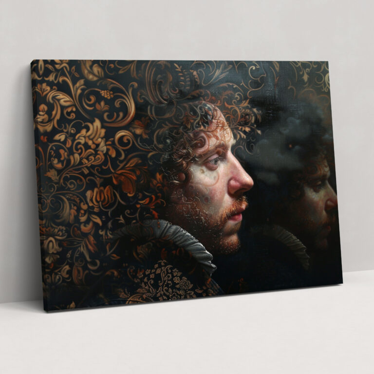 Rembrandt Self-Portrait Wall Art - Rembrandt, Canvas, Wall Art, Rembrandt