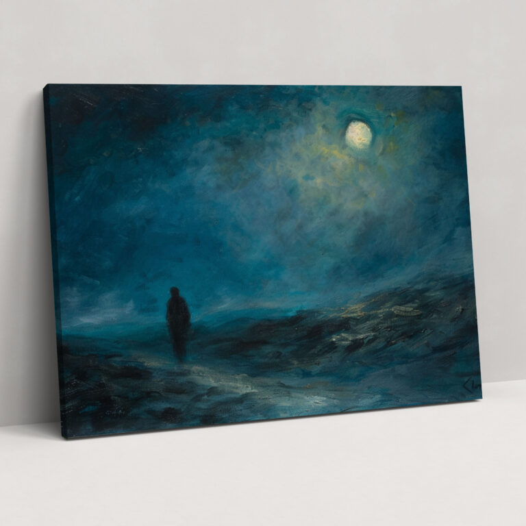 Rembrandt Night Scene Canvas Print - Rembrandt, Wall Decoration, Canvas, Canvas Print