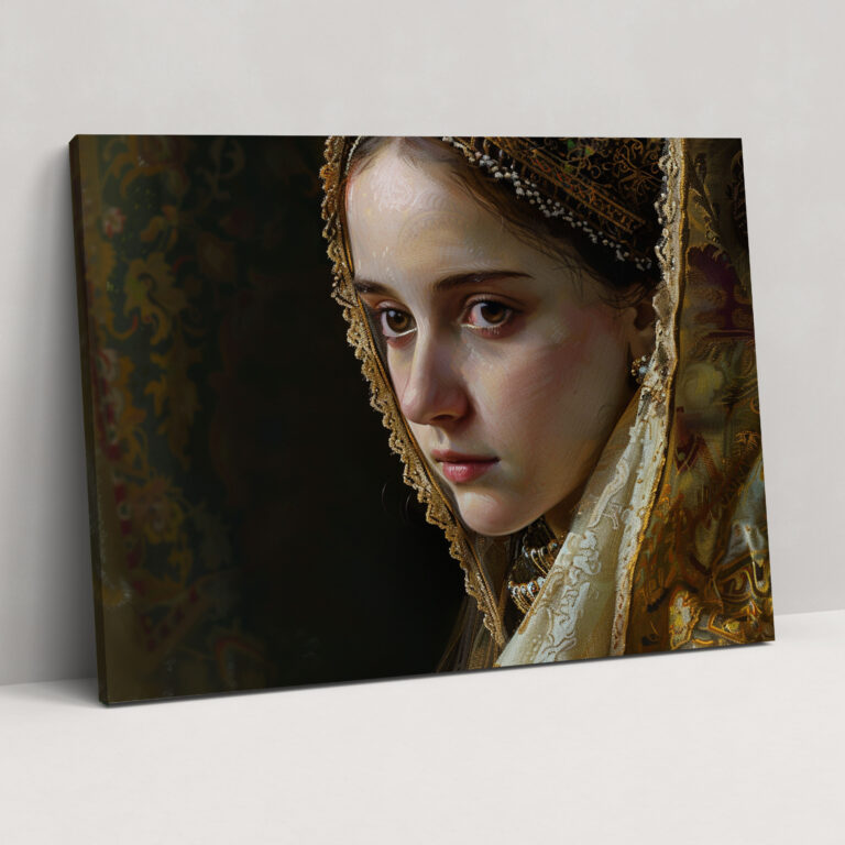 Rembrandt Traditional Portrait Canvas Print - Rembrandt, Rembrandt, Home Decoration, Wall Decoration