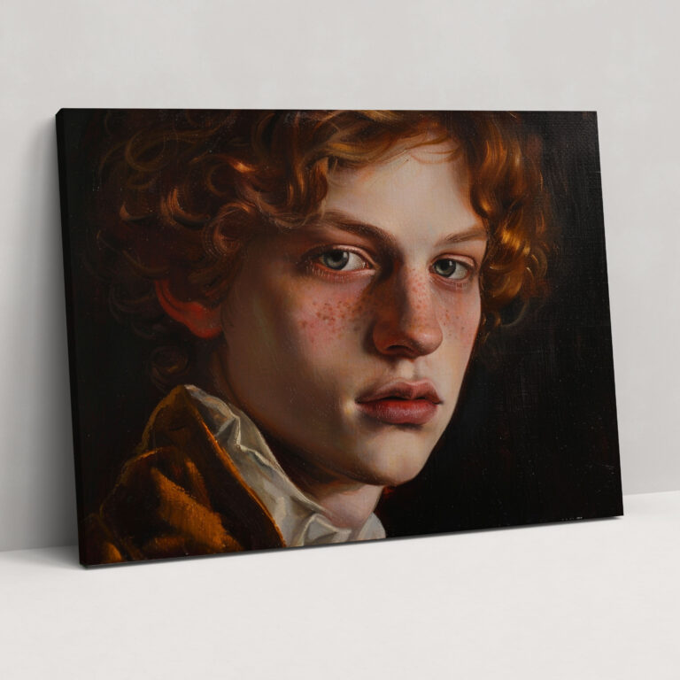 Rembrandt Portrait Canvas Print - Rembrandt, Wall Art, Home Decoration, Wall Decoration