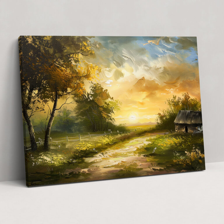 Rembrandt Rural Landscape Wall Decoration - Rembrandt, Home Decoration, Wall Art, Canvas Print