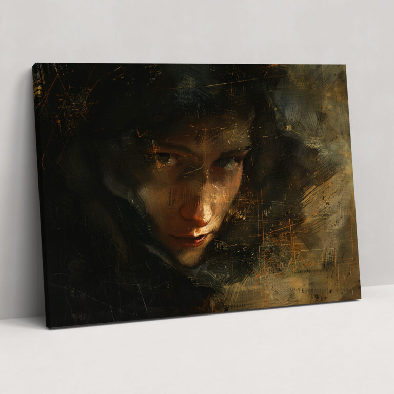Rembrandt Enigmatic Self-Portrait Wall Decoration - Rembrandt, Wall Decoration, Canvas Print, Canvas Wall Art