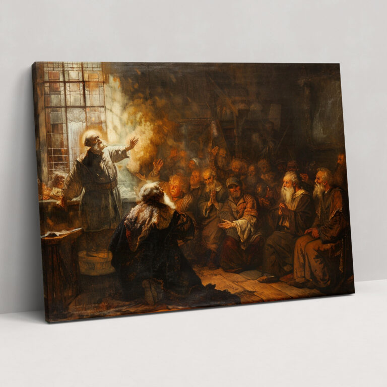 Rembrandt Biblical Scene Canvas Print - Rembrandt, Home Decoration, Rembrandt, Canvas Wall Art