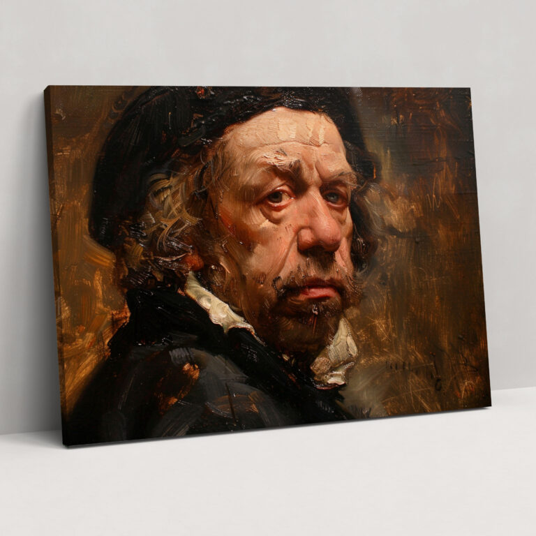 Rembrandt Portrait Of A Man Wall Art - Rembrandt, Canvas Wall Art, Rembrandt, Wall Art