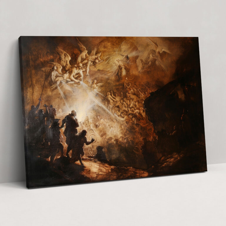 Rembrandt Mythological Scene Canvas Print - Rembrandt, Rembrandt, Wall Art, Canvas