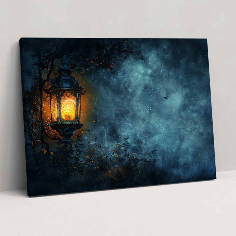 Rembrandt Night Scene Canvas Print - Rembrandt, Canvas, Wall Art, Home Decoration