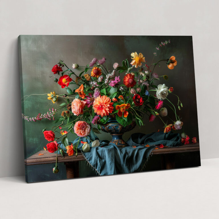 Rembrandt Floral Still Life Canvas Print - Rembrandt, Rembrandt, Canvas, Home Decoration